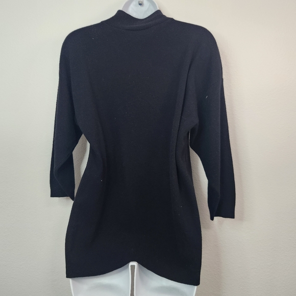 Turtle Bay Vintage 90s Mock Turtle Neck Baggy Sleeve Sweater - Picture 5 of 8